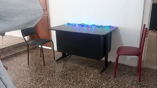 HOMEMADE INDIAN PORN!! THE OWNER OF THE COMPANY ASKS THE INNOCENT WORKER TO DANCE ON HIS DESK TO EARN A PAY RAISE. THE BOSS IS A DAMN GUY