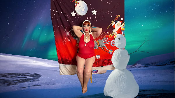 Granny Carmen Claus: My Holiday Rose Vibrator & Finger Fucking Orgasms